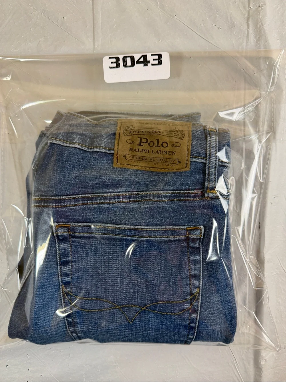 Ralph Lauren Kids Slim Straight Blue Jeans‎